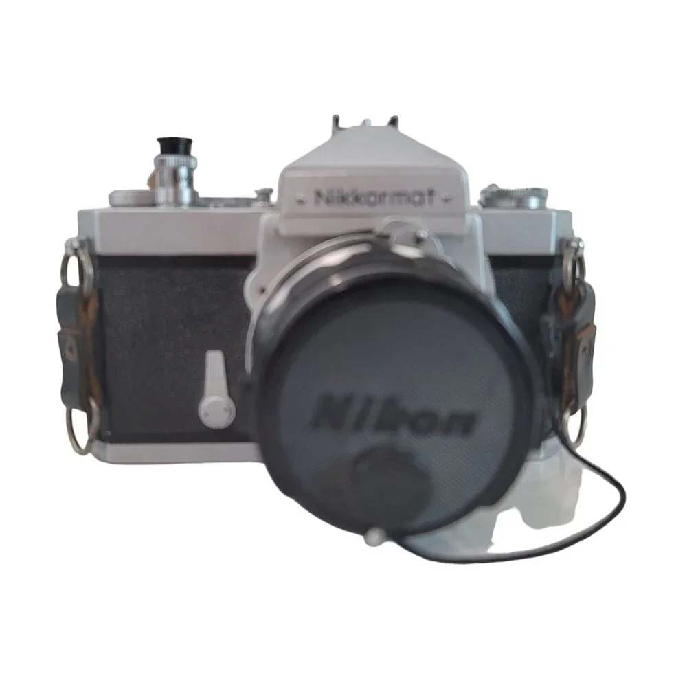 Vintage Nikkormat FTN 35mm SLR Film Camera With NIKKOR-H Auto 1:2 f=50mm Lens